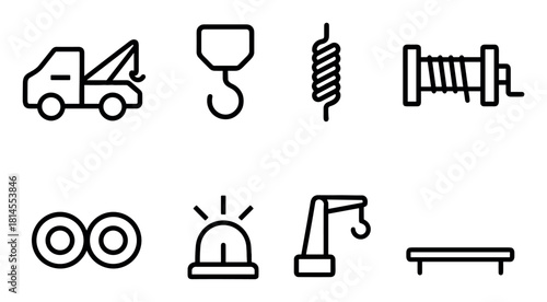 Tow Truck Icons