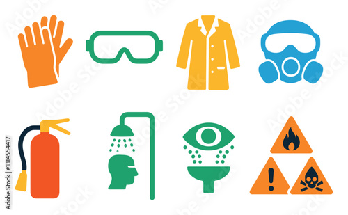 Laboratory Safety Icons