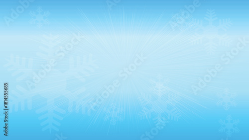 Christmas background with bowknot decorated with stars and snow. Illustration background