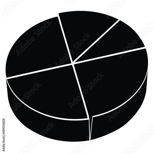 pie chart on white background