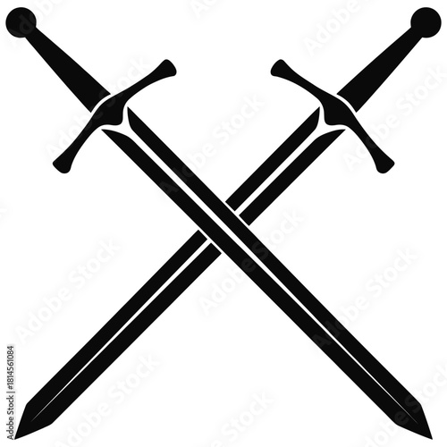 two crossed swords