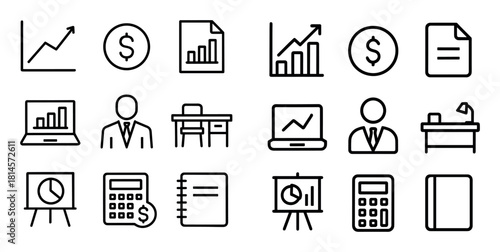 Minimalist Budget Icons