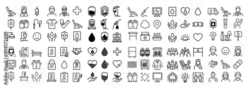 Medical icons collection: health symbols