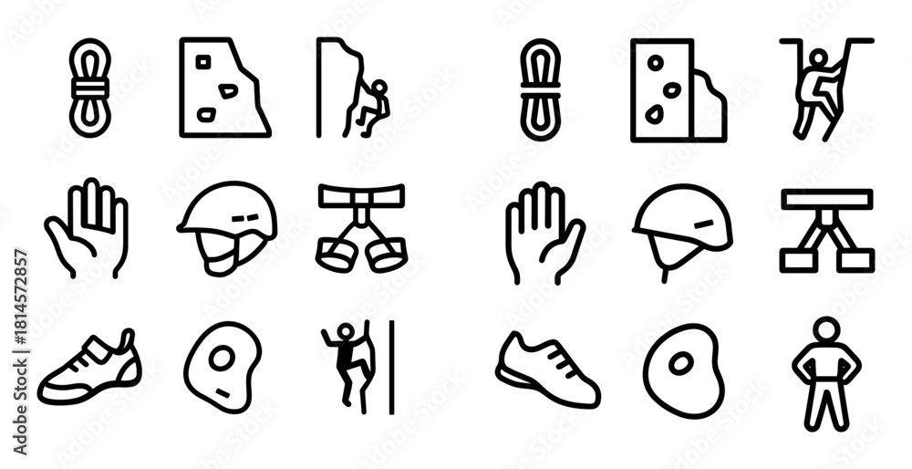 Naklejka premium Active Leisure Icons