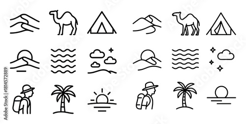 Desert Icon Set