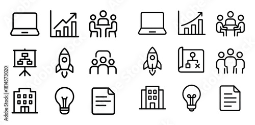 Minimalist Startup Icons