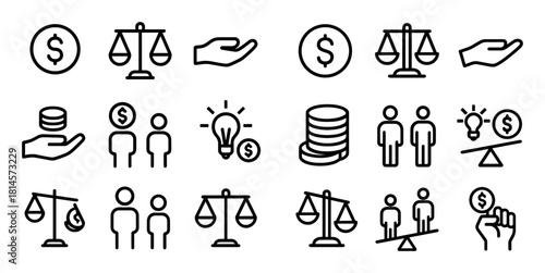 Minimalist Injustice Icons