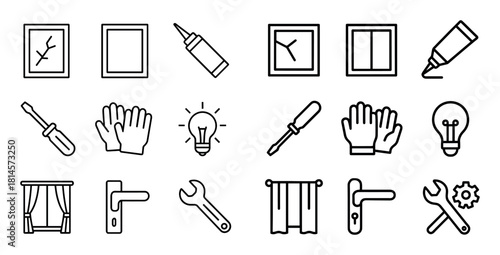 Window Repair Icons