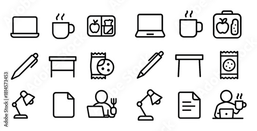 Minimalist Office Icons