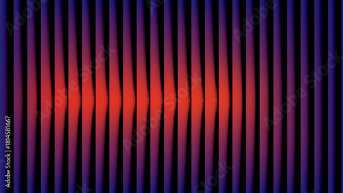 Abstract geometric design with vibrant color palette and bold typography elements