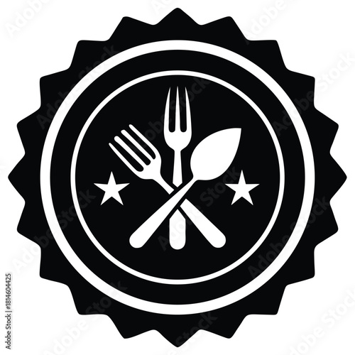 food safety license vector icon