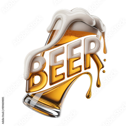 Enjoying a cold beer with a creamy foam topping at a summer gathering outdoors