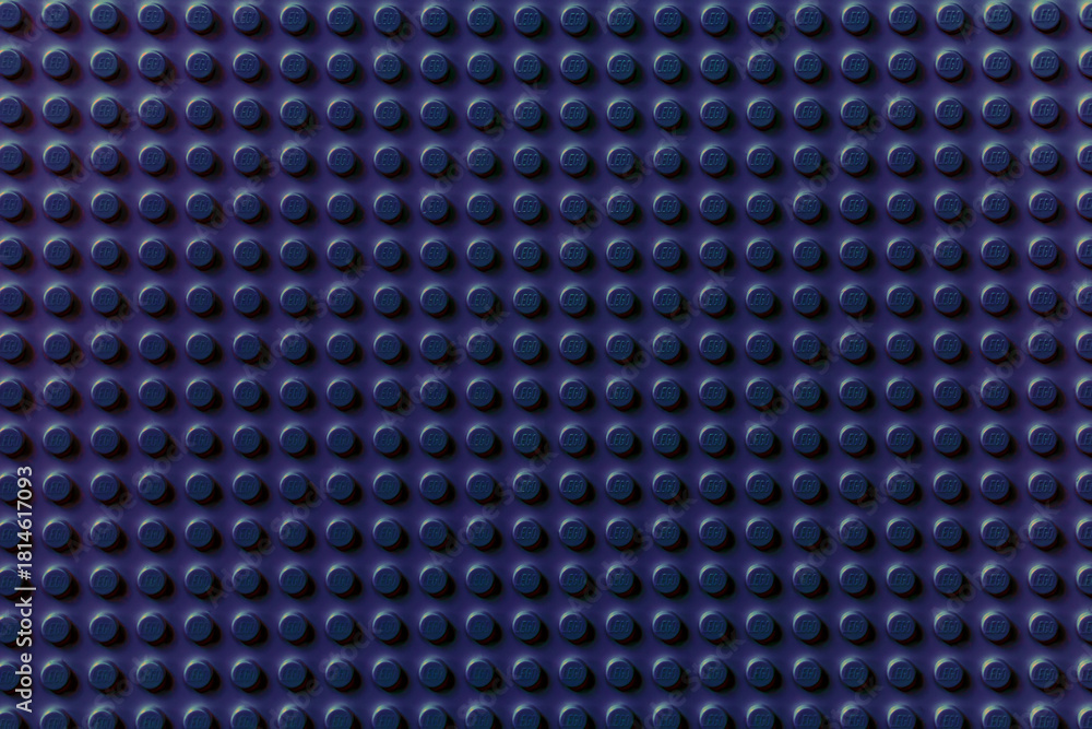 Obraz premium Blue background of the LEGO Classic baseplate
