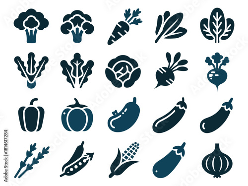 A colorful arrangement of various vegetables including broccoli, carrots, and peppers.