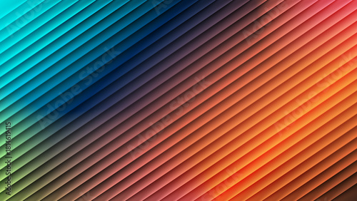 Abstract diagonal lines with gradient colors for modern backgrounds and designs
