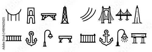 Suspension Bridge Doodles