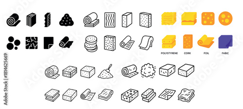 Various material icons collection