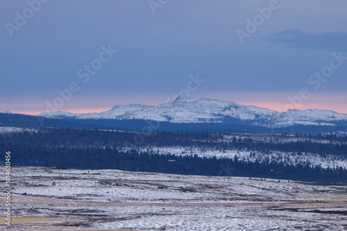 winter mountain landscape