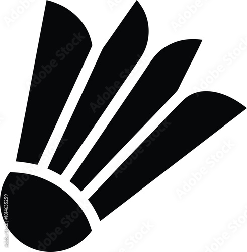 Vector badminton shuttlecock icon