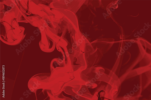 Red abstract light smoke background. Red smoke abstract background.
