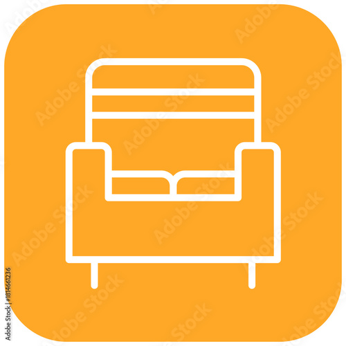 Vector Design Armchair Icon Style