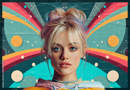 Fairy Tale Pop Art Style Photo Effect Mockup