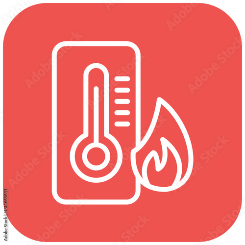 Vector Design Fire Icon Style