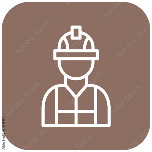 Vector Design Worker Icon Style