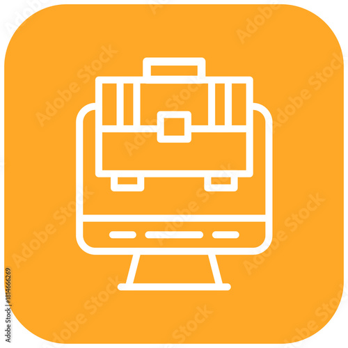 Vector Design Online Business Icon Style