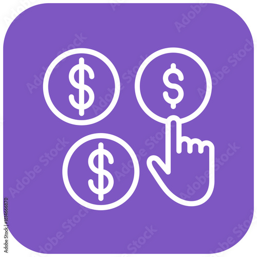 Vector Design Pay Per Click Icon Style