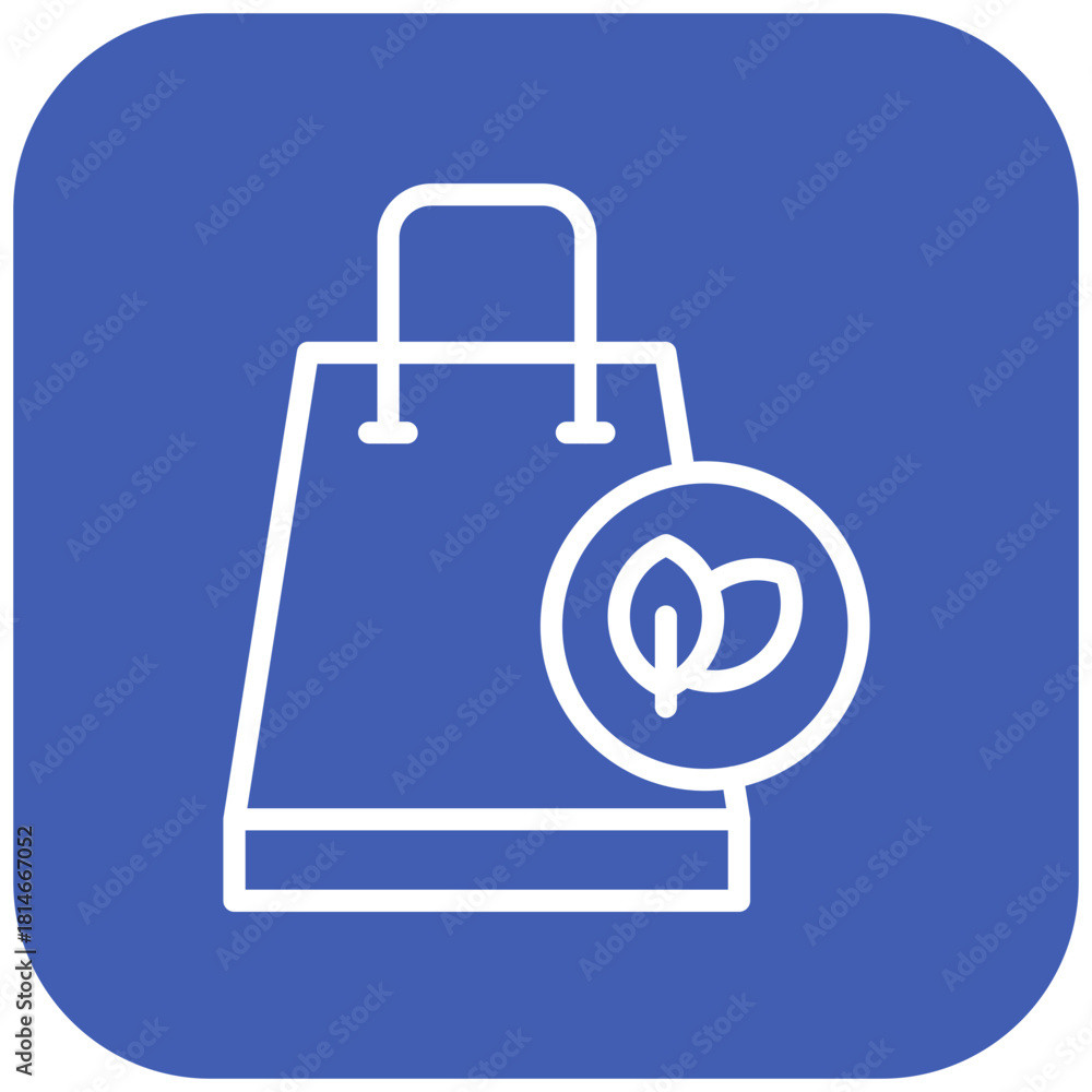 Obraz premium Vector Design Eco Bag Icon Style