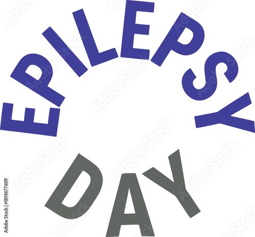 Epilepsy awareness day purple ribbon support