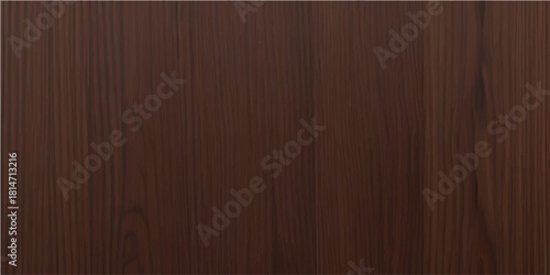 Vintage dark brown oak hardwood plank wall texture vector illustration background