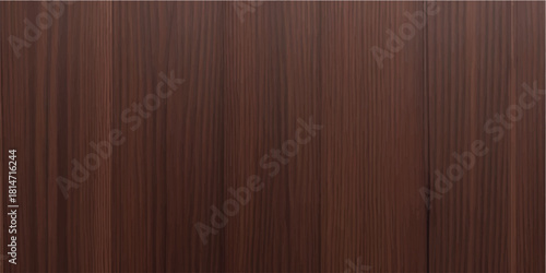 Vintage brown hardwood plank wall pattern texture vector background