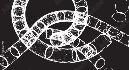 Minimalist compass rose vector illustration showing cardinal directions and geometric balance.