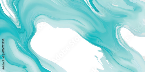 Abstract blue liquid wave pattern with a soft, flowing silk texture and light motion art