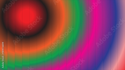 Vibrant Multicolor Circular Gradient Art – Radiant Abstract Rings Background for Modern Digital Design, Creative Projects, and Visual Branding