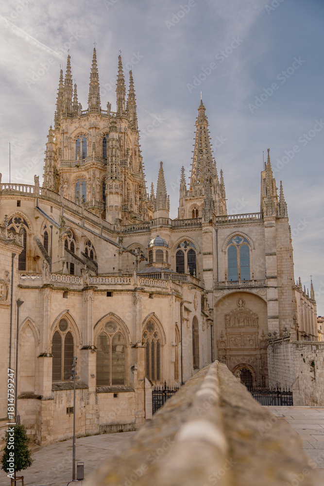 Obraz premium UNESCO World Heritage Burgos Cathedral (Burgos, Spain): Grand Spanish Gothic Landmark.