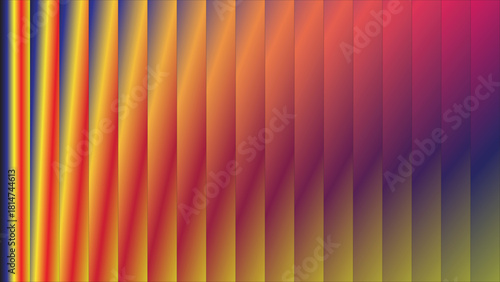 Neon Pink Orange Gradient Rings with Vertical Stripes – Abstract Colorful Background Wallpaper for Modern Digital Art Design