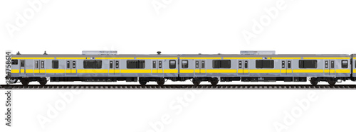 train icon side view template vector