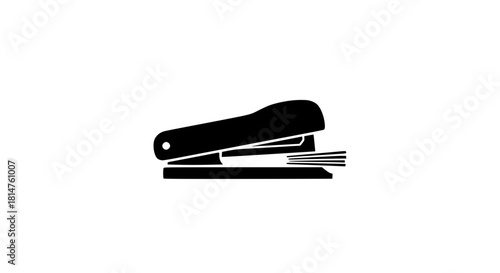 Stapler stacked sign