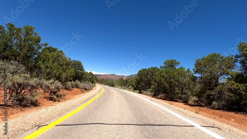 Utah Driving 4795 Natural Bridges National Monument