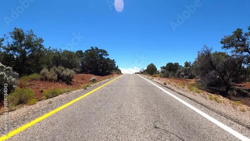 Utah Driving 4773 Natural Bridges National Monument