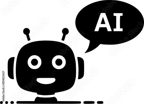 Vector Illustration of Evolution of Human Technology Timeline with AI, Artificial Intelligence, Chatbot, Robot, Digital Transformation and Future Technological Change