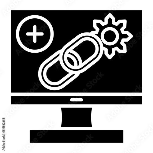 Link Building Vector Icon