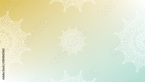 Mandala Background - Gradient round mandala .Hand Made, Indian Mandala 
