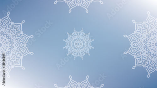 Mandala Background - Gradient round mandala .Hand Made, Indian Mandala 
