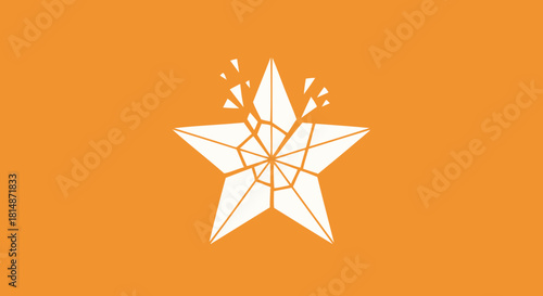 Broken star graphic