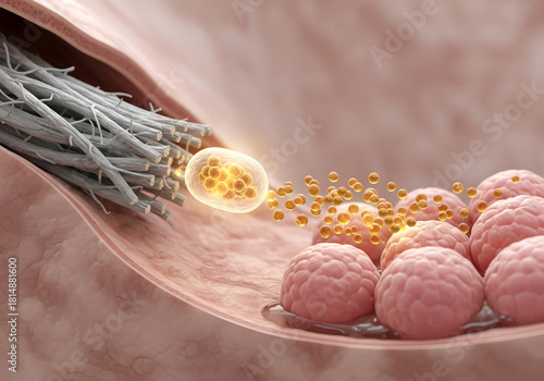 Butyrate Production by Fiber-Fermenting Bacteria Fueling Colonocytes in Human Colon