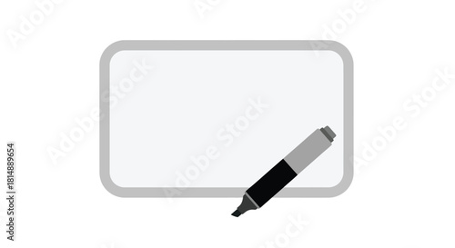 Whiteboard with Marker